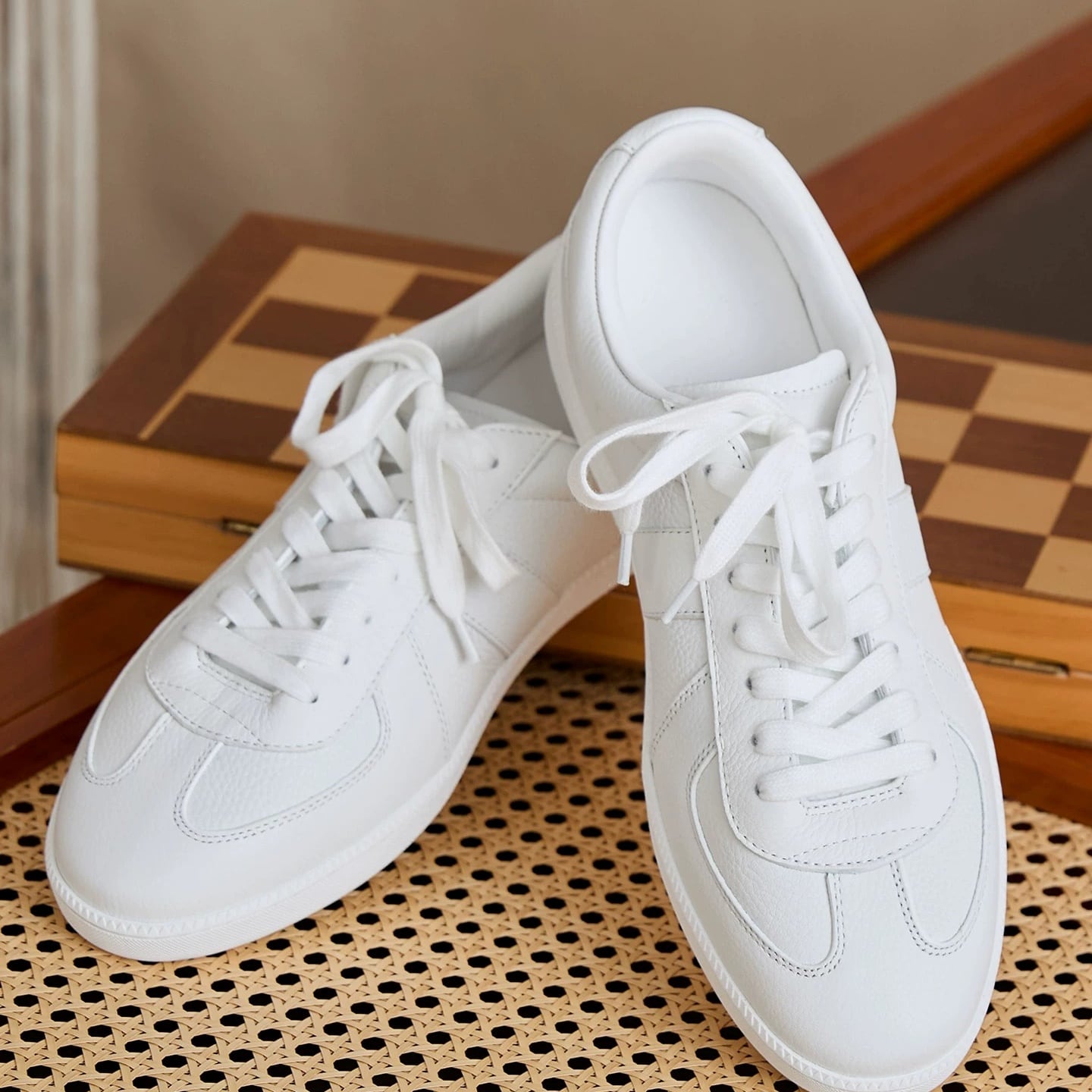 レースアップ レザー スニーカー 1color SH0134