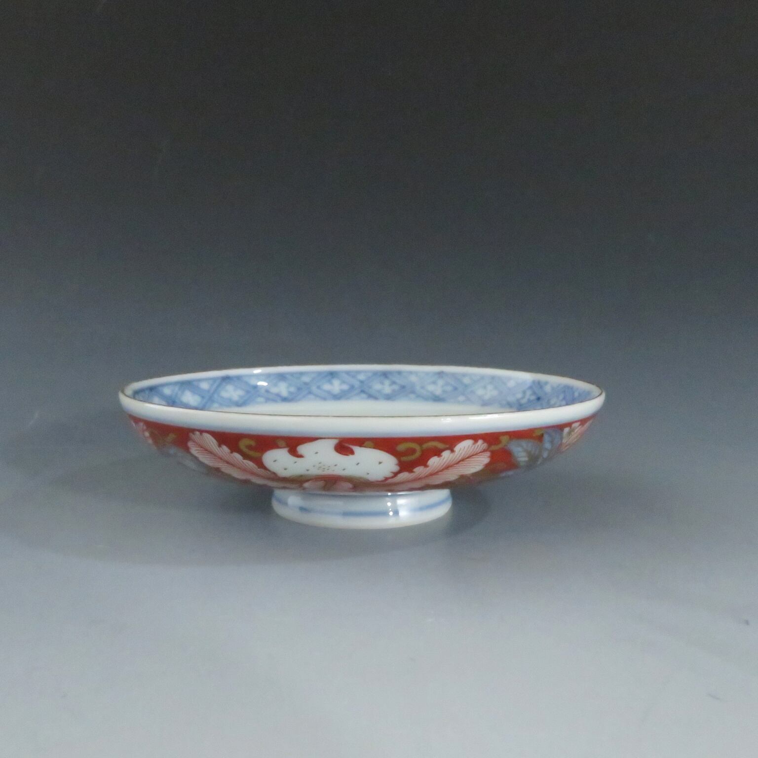 大聖寺伊万里 赤絵蕪絵茶碗 1客 1890年頃 dby8958-y | こがん堂 大阪