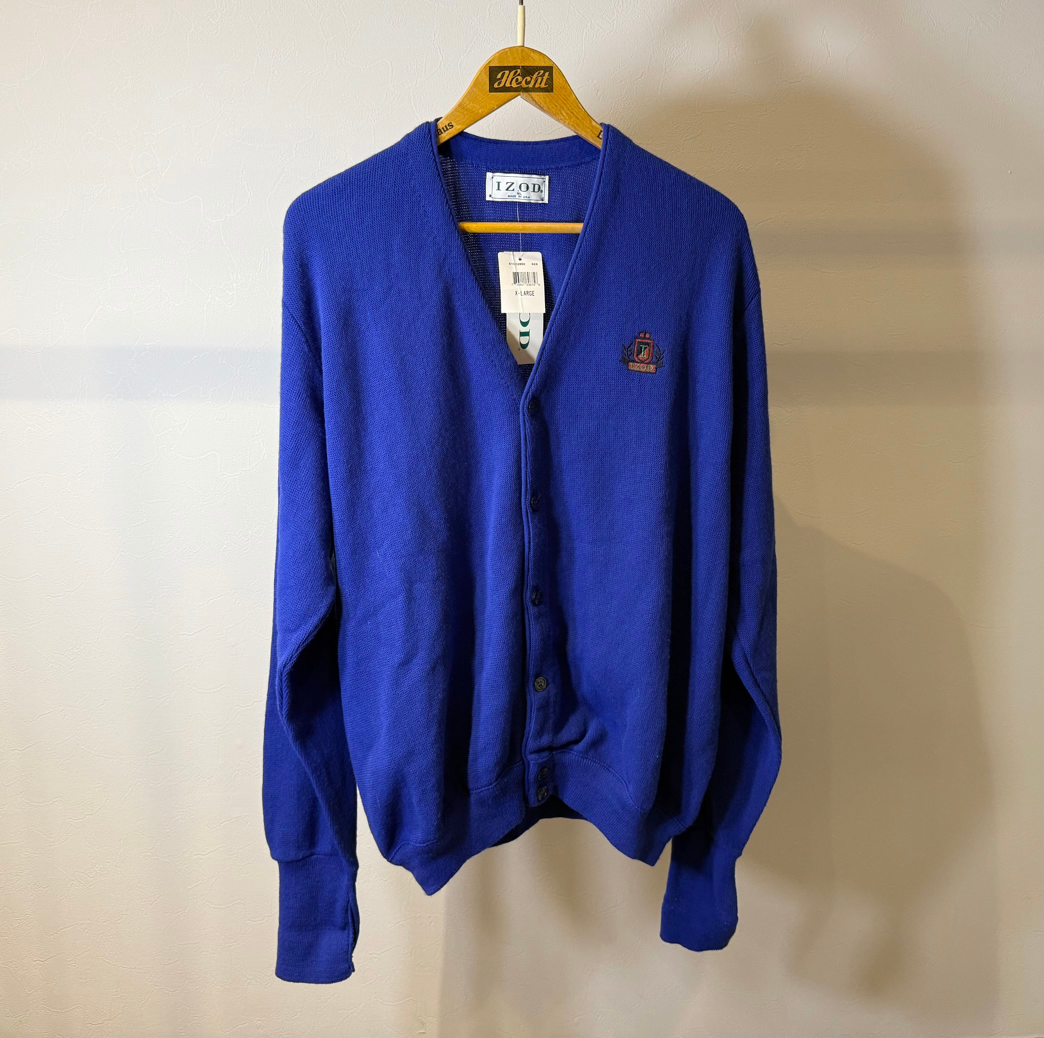 DEAD STOCK】90's IZOD Acrylic Cardigan | ancient