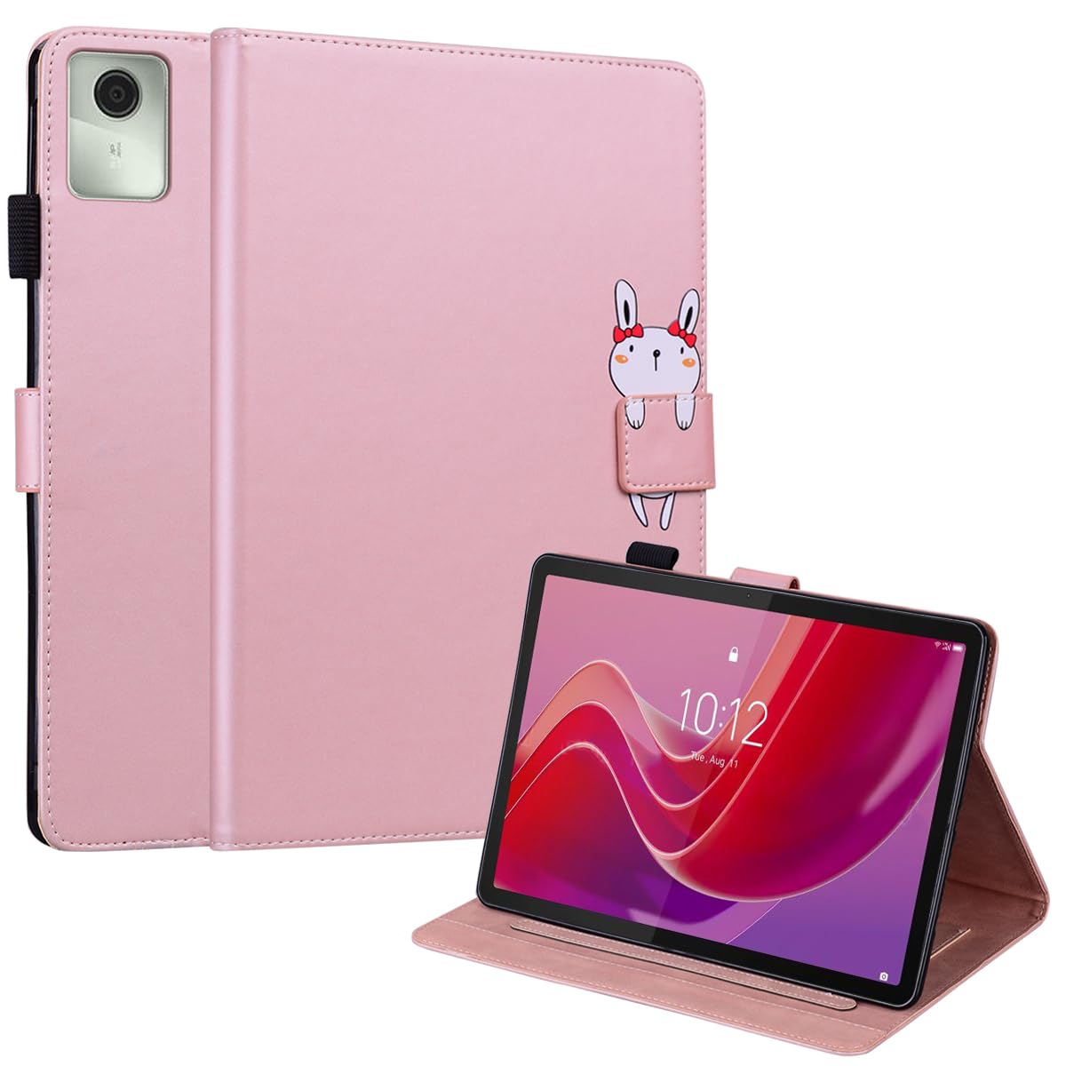 TEDTIKJT に適合するLAVIE Tab T11 PC-T1165/ KAS 11インチ ケース タブレット 手帳型 かわいい漫画 ピンク
