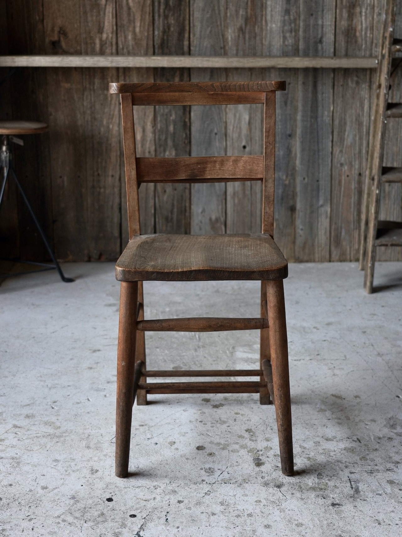 Antique church chair