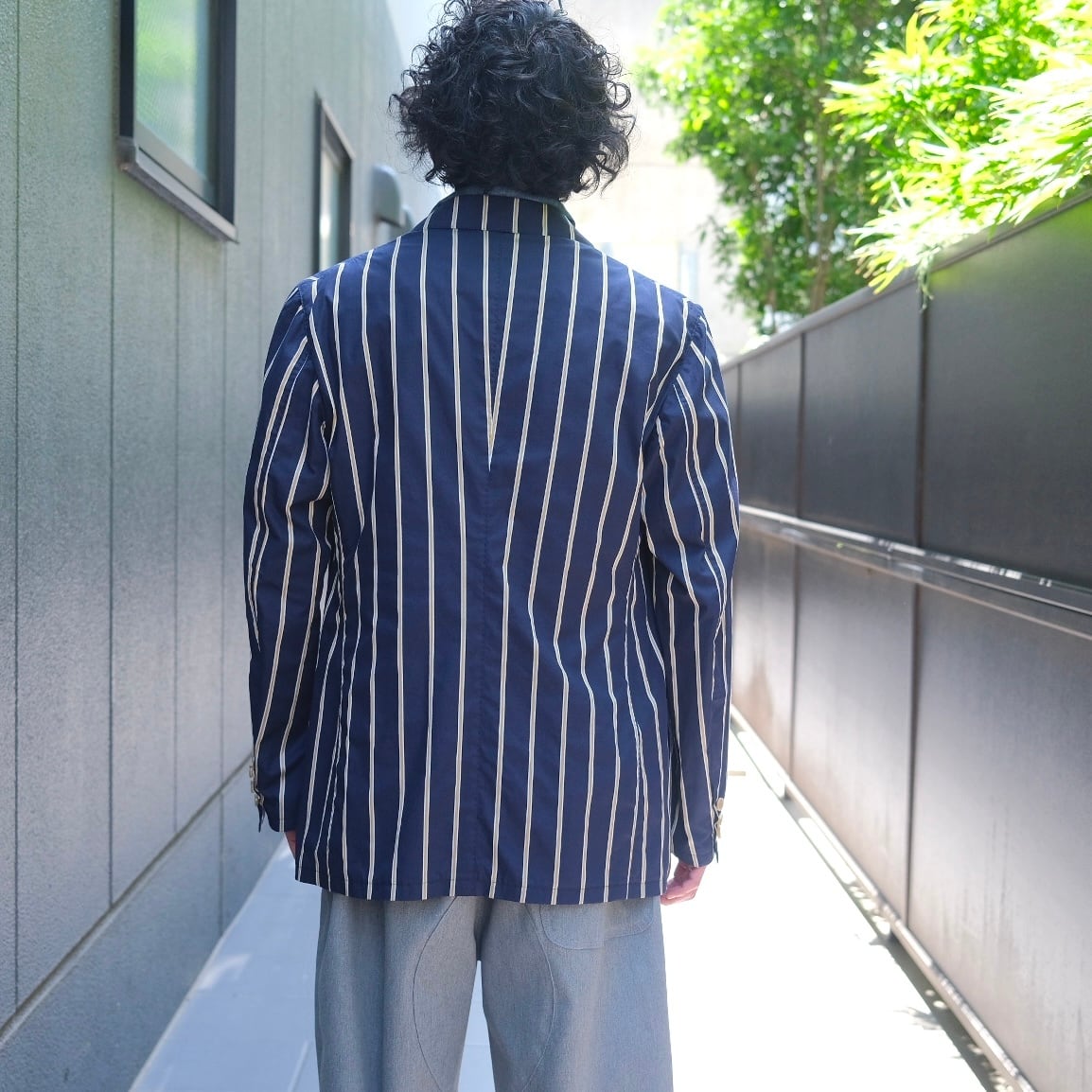 KENNETH FIELD(ケネスフィールド) /BOSTON CLUB STRIPE-NAVY×YELLOW