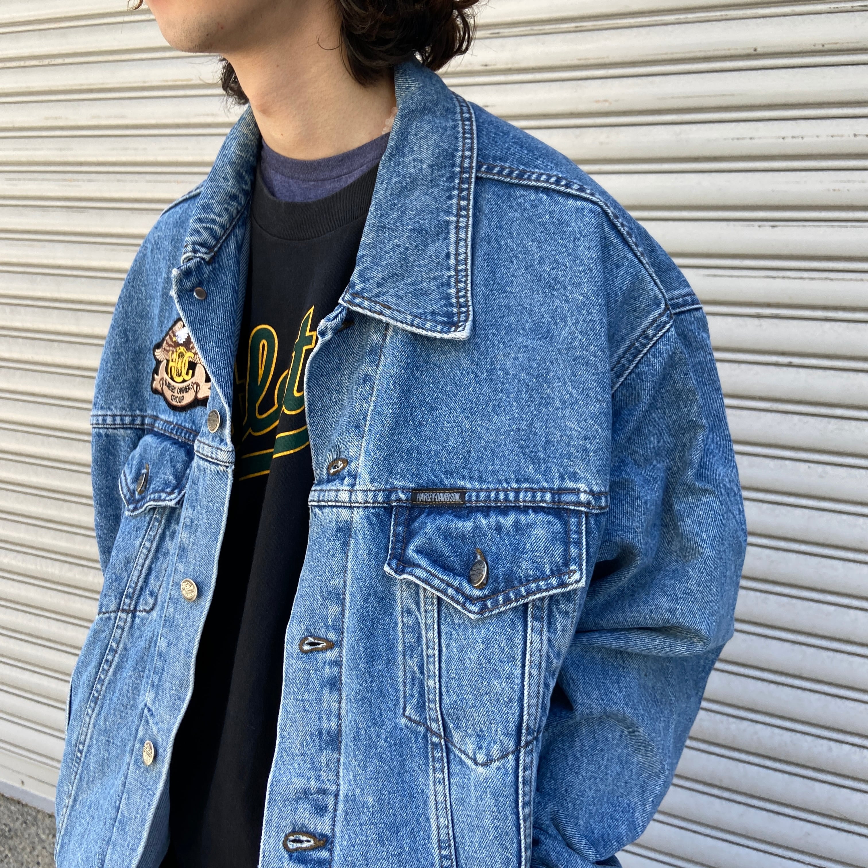 STUSSY ステューシー ワッペン デニムジャケット Gジャン