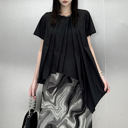 flare drape tops / l0633