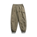 Outdoor Tech Drawcord Tapered Silhouette Cropped Pants ◇3color H0606