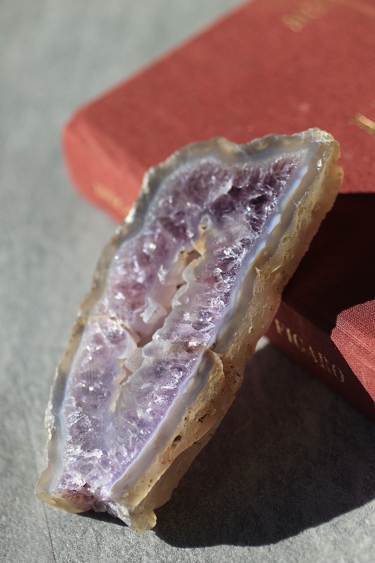 アメジスト スライスプレート ｜Amethyst Slice｜ 天然石・鉱物・パワーストーン | st00404