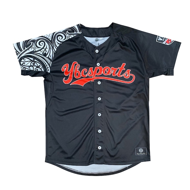 【YBC】Baseball Shirt Black × White