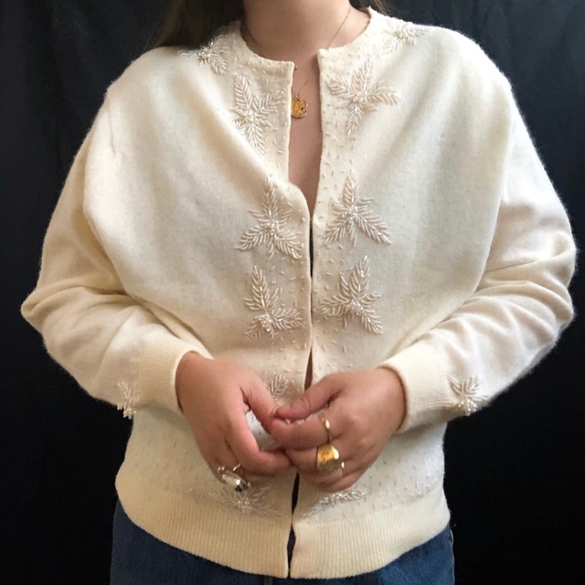 1950s Beads Cardigan 1