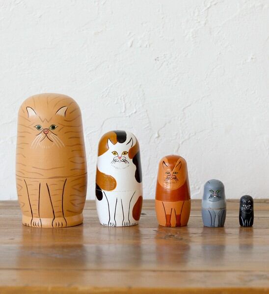 マトリョーシカ　7人セット　動物持ち マトリョーシカ 7人セット 動物持ち | マトリョーシカ | おもちゃ