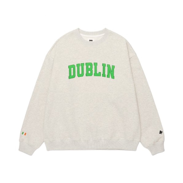 [ENOU] Dublin Sweatshirt_Oatmeal 正規品 韓国ブランド 韓国ファッション 韓国代行 韓国通販 トレーナー