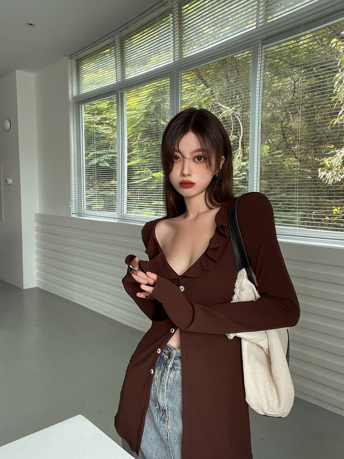 スタンダードTシャツ レディースオータム ロング レトロ 秋物 ガールズファッション67001737681