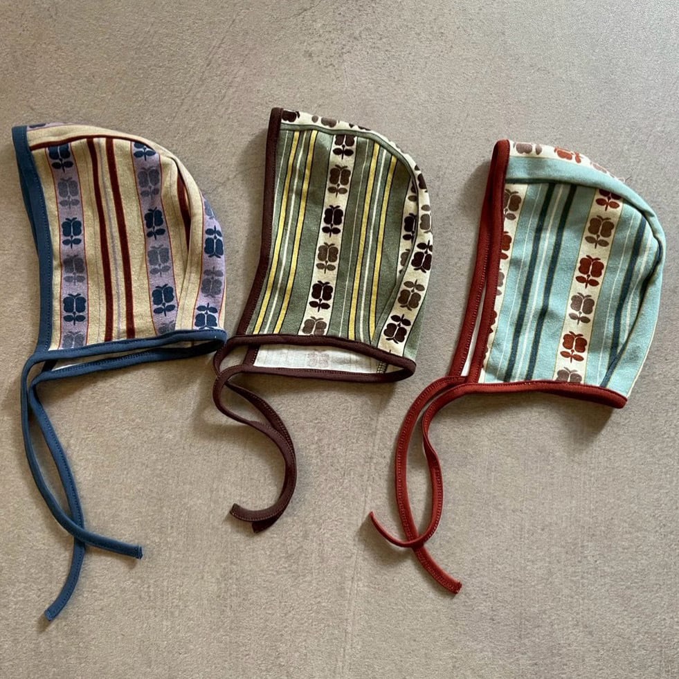 【&pal】rétro stripebonnet /3color