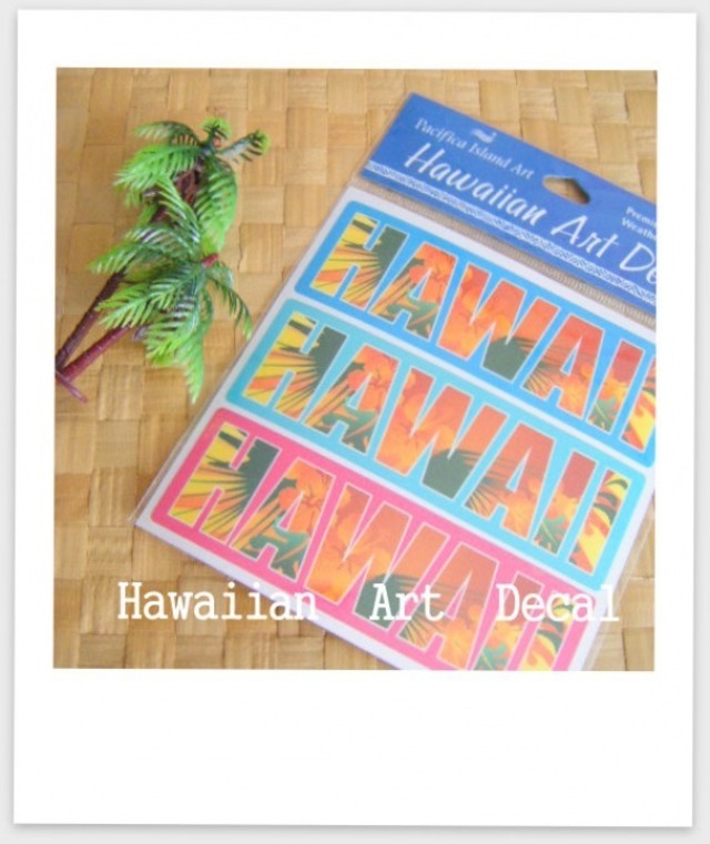 Hawaiian Art　decal ステッカー"Hawaii