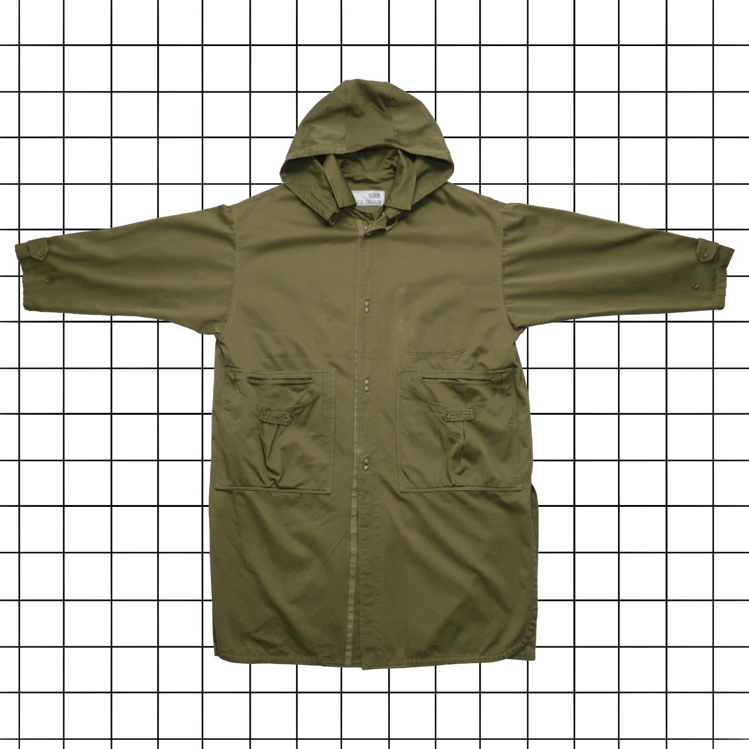 80s~ MARITHE FRANCOIS GIRBAUD M.F.G DESIGN military coat | PAY ID