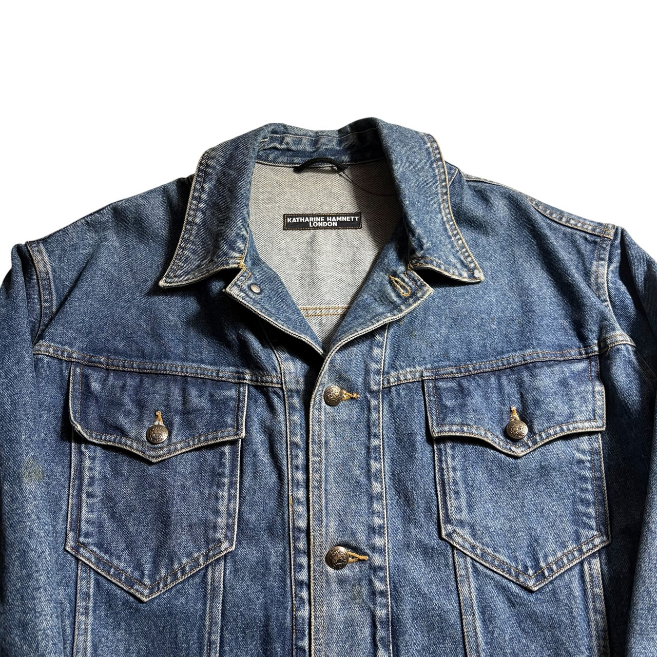 vintage KATHARINE HAMNETT denim tracker