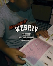 WESRIV CITY LOGO TEE / HEATHER GRAY — KIDS
