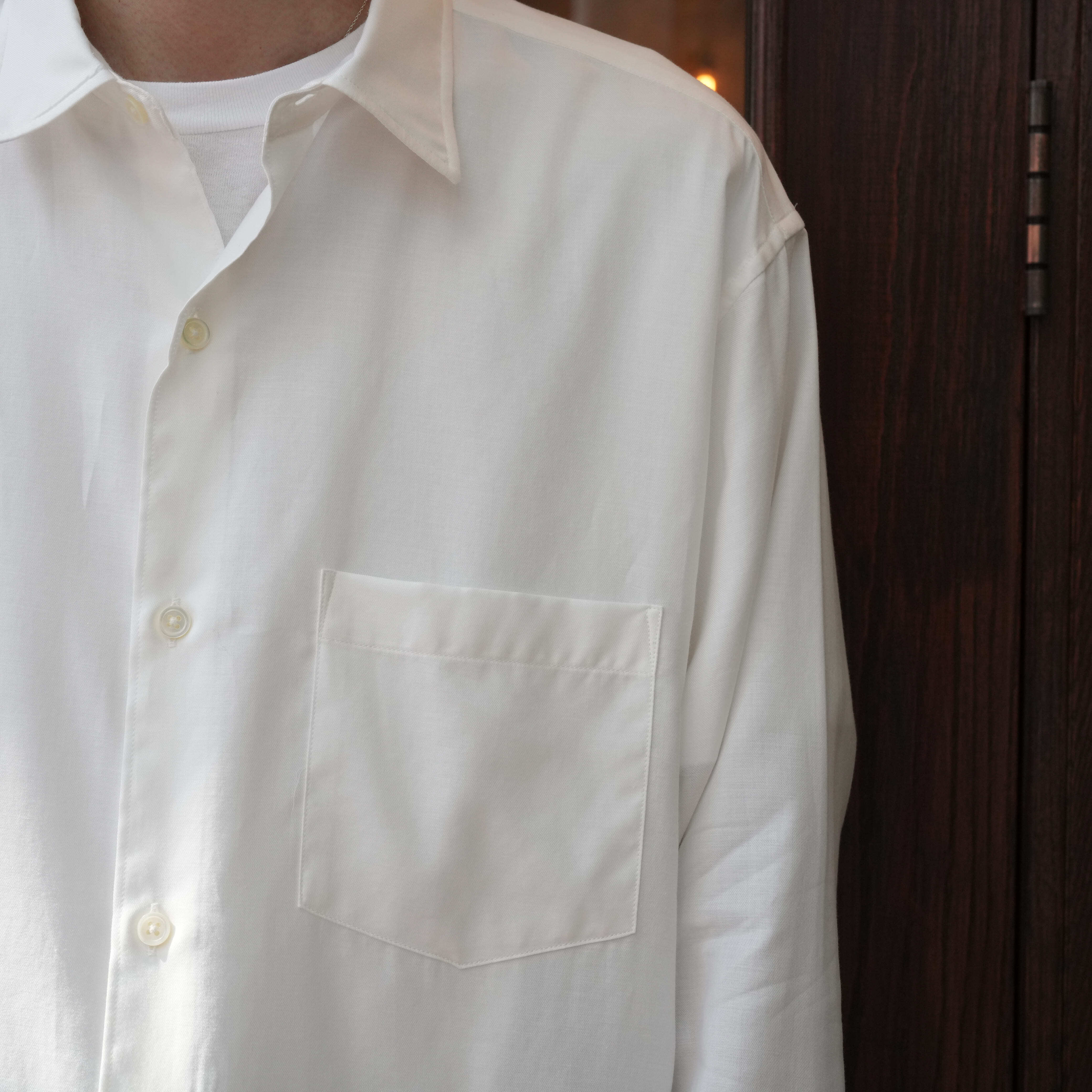 25ss ULTERIOR アイボリー シャツジャケット ULTERIOR(アルテリア) 25SS 