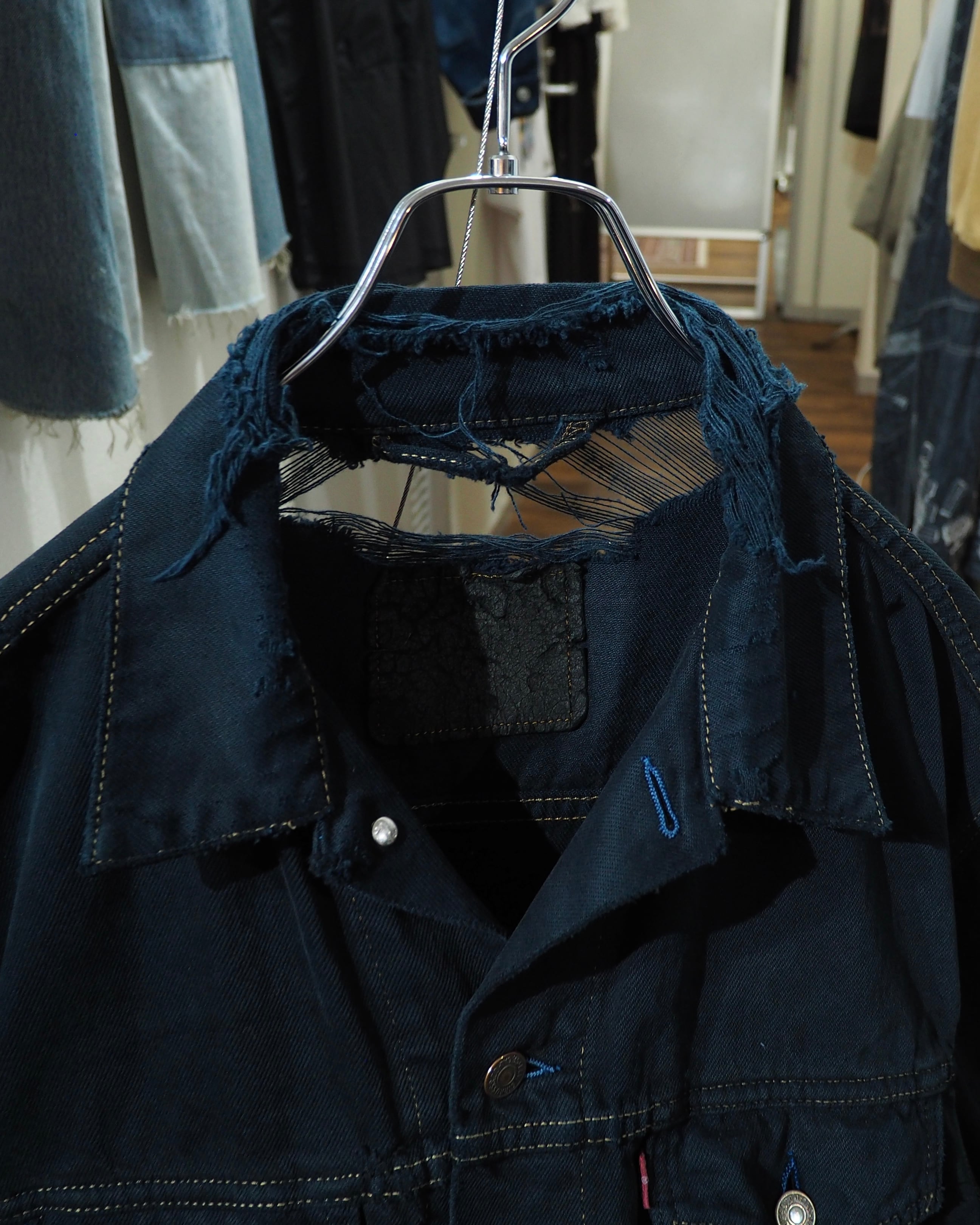 " 襤褸 - Levi's " Beautiful Aging × Over Dyed Vintage Tracker Jacket