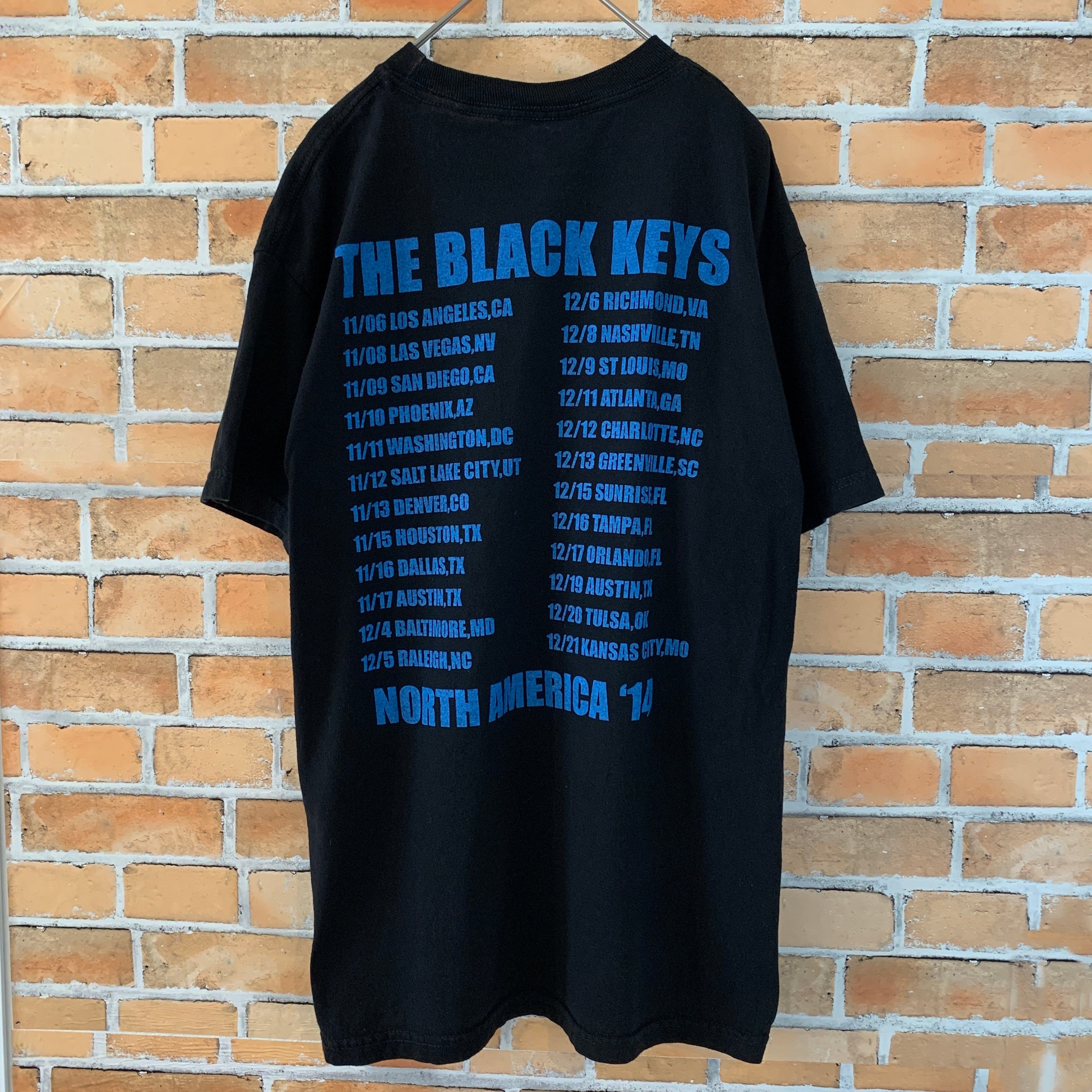 【BLACK KEYS】 バンドTシャツ M アメリカ古着 ツアーTシャツ | 古着屋手ぶらがbest powered by BASE