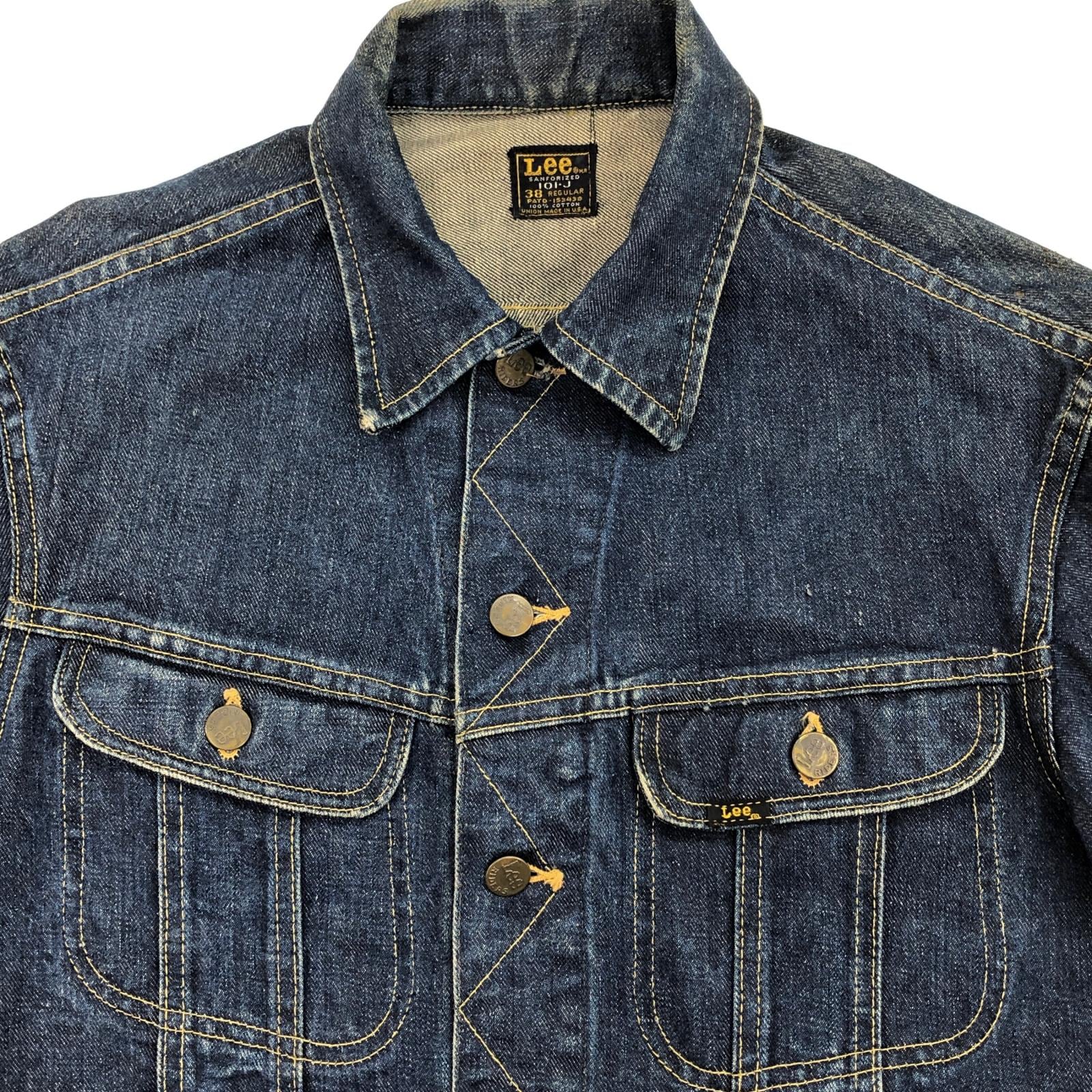 Lee | リー デニム ~70年代 101-J 四角黒タグ レジスタ MR ブルー