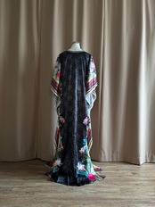 floral pattern ethnic mode import dress-4360-9