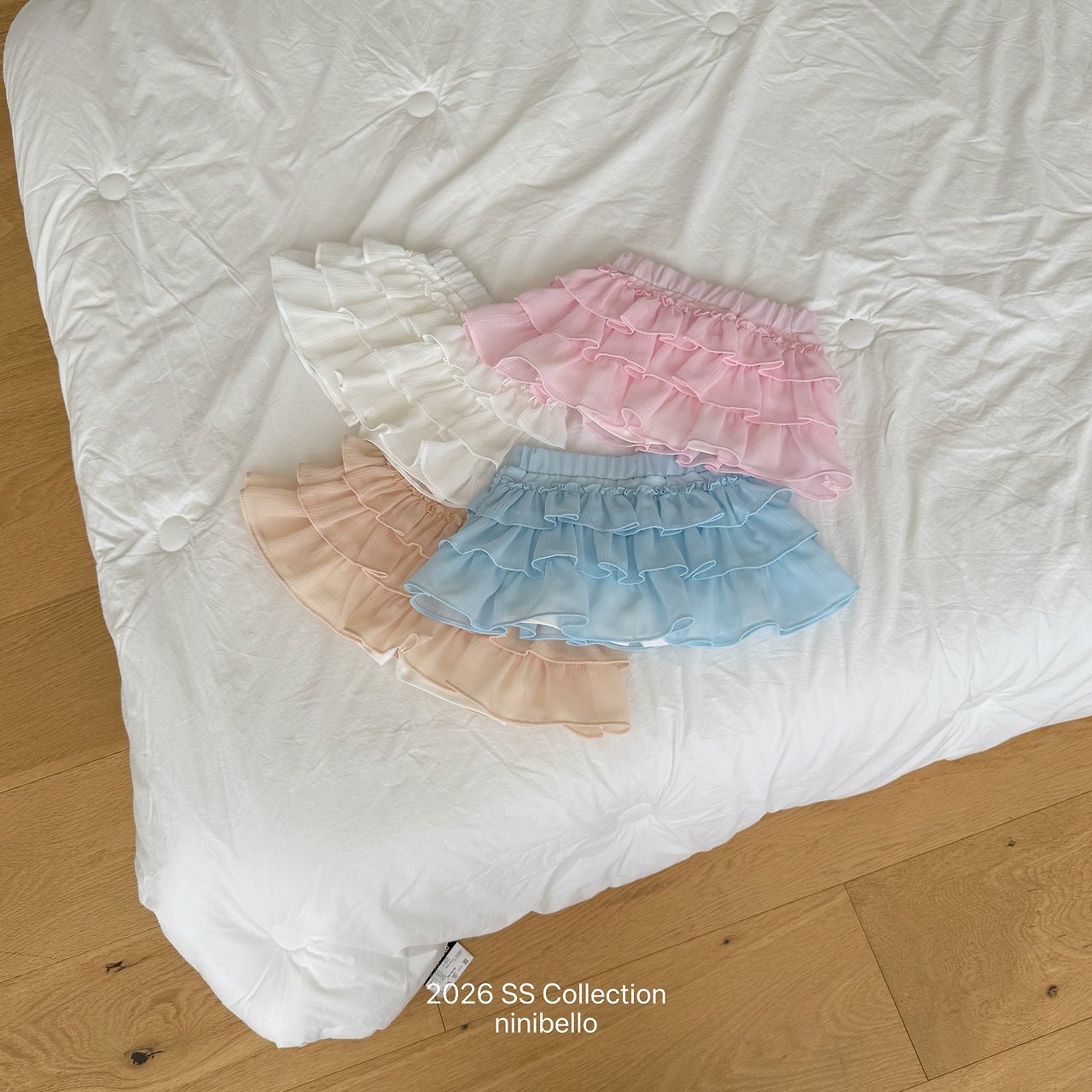 [ninibello] Fruit Cancan Skirt / [니니벨로] 후르츠캉캉스커트