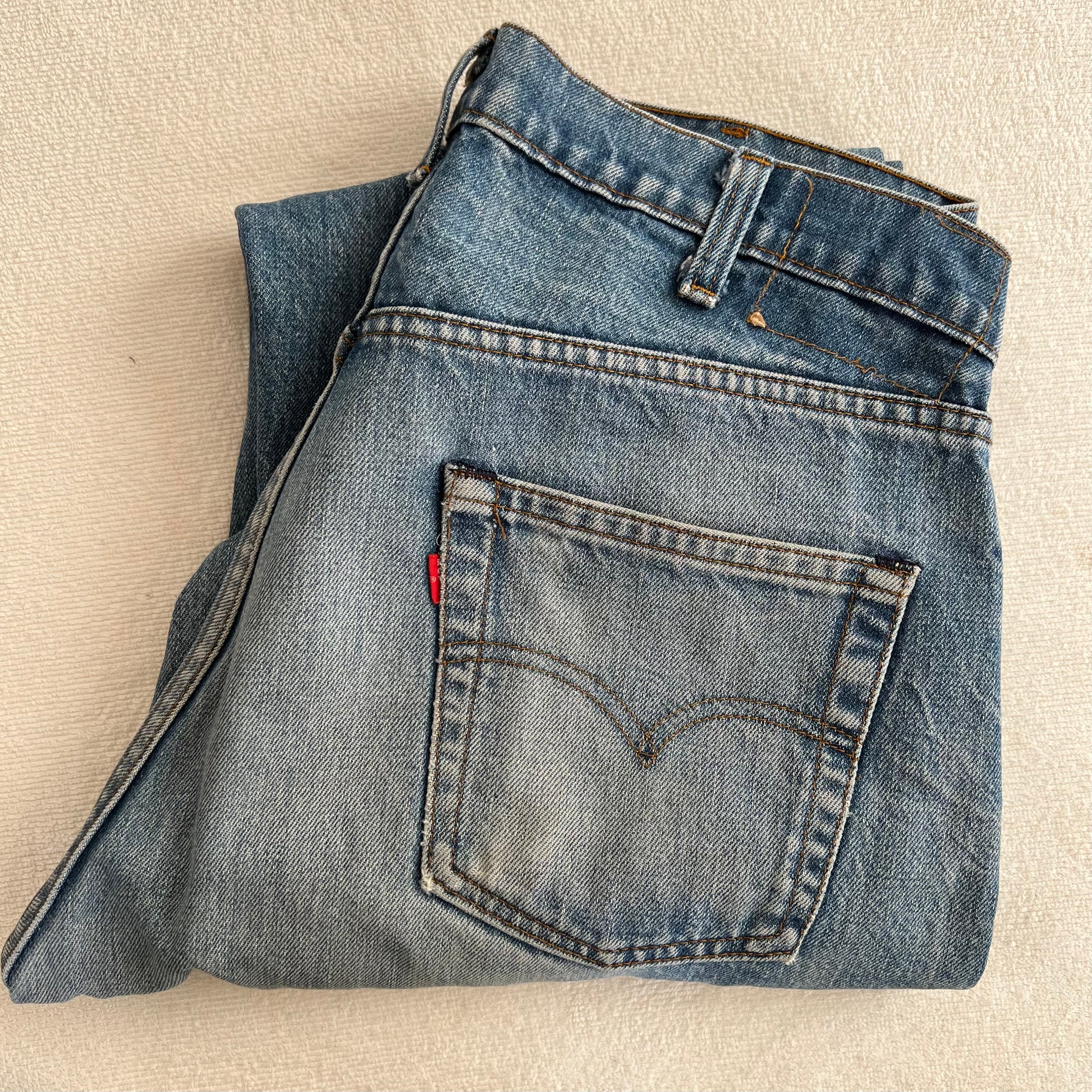Levi's USA製 W35 リーバイス デニム 80's 黒カン カンヌキ Levi's USA製 W35 リーバイス デニム 80's 黒カン カンヌキ