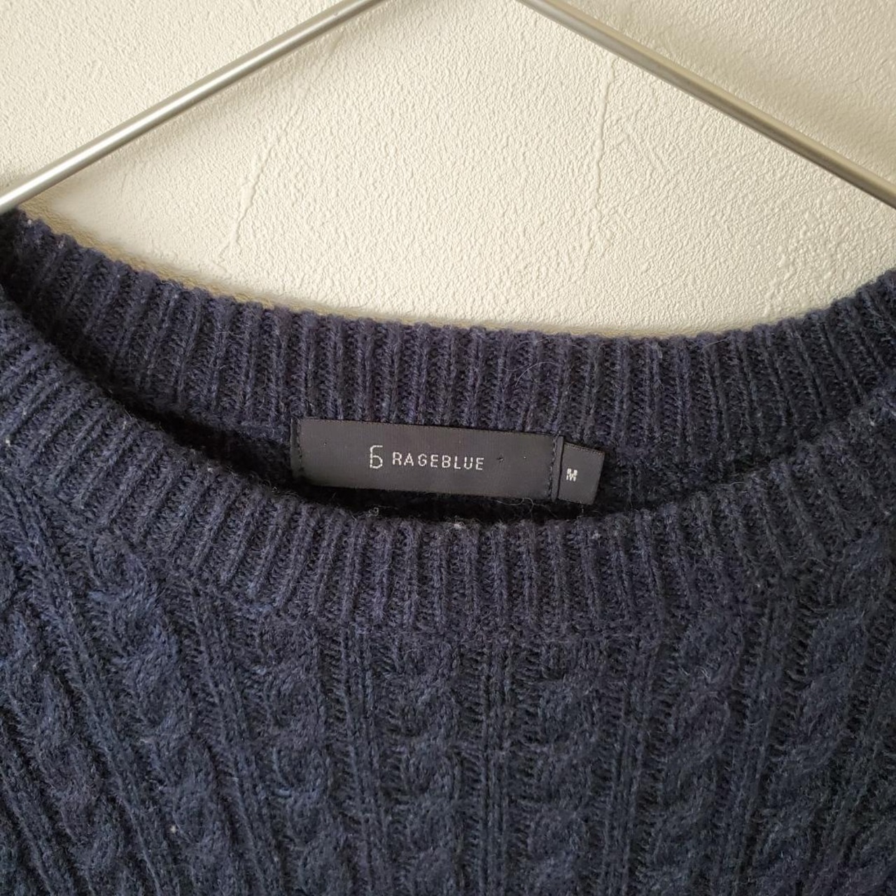 【USED】レイジーブルー　RAGEBLVE　セーター　ニット　オシャレ　大人　