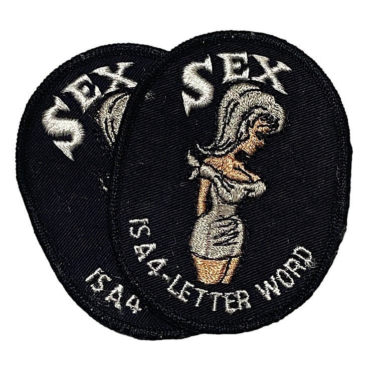 70s SEX エロエロワッペン ビンテージ スラング48手 エッチな女の子 当時物本物 SEX IS A 4-LETTER WORD ヒッピー ヴィンテージパッチ デッドストック DEAD STOCK | ヴィンテージ古着&アンティーク商品取扱い Black Smith ブラックスミス(スペシャル 70s SEX エロエロワッペン ビンテージ スラング48手 エッチな女の子 当時物本物 SEX IS A 4-LETTER WORD ヒッピー ヴィンテージパッチ デッドストック DEAD STOCK | ヴィンテージ古着&アンティーク商品取扱い Black Smith ブラックスミス(スペシャル