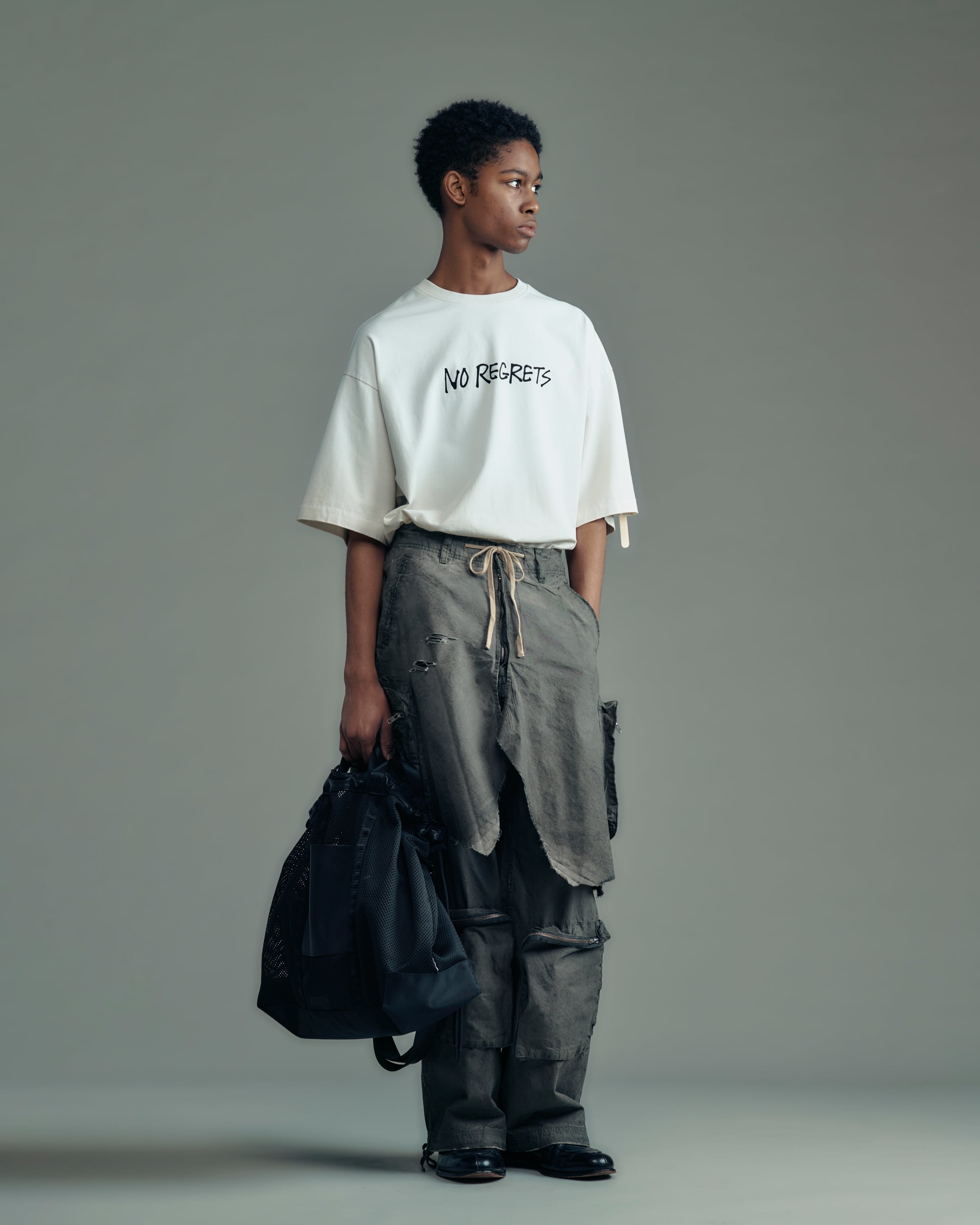 ADAM PATEK grunge layered Cargo Pants (KHA) AP2618046