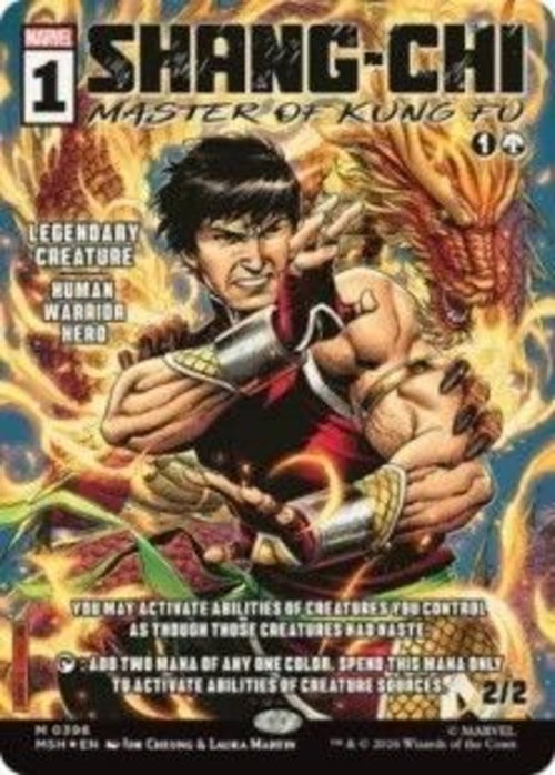 MTG《カンフーの達人、シャン・チー/Shang-Chi, Master of Kung Fu(MSH)》英語 ボーダーレス Foil