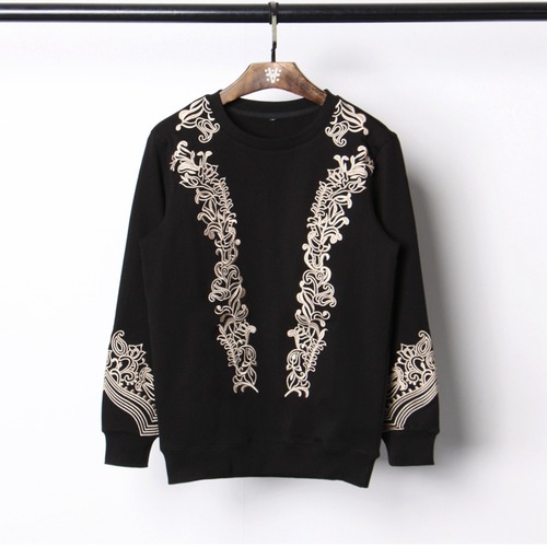 バロック刺繍スエット　長袖　10086