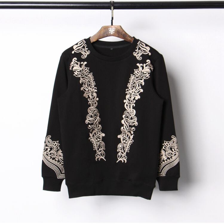 バロック刺繍スエット 長袖 10086