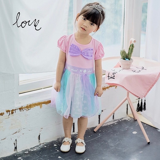 アリエルなりきりワンピースリトルマーメイドディズニープリンセスドレス100 110 1 Babydress こどもふく アリエルなりきりワンピースリトルマーメイドディズニープリンセスドレス100 110 1 Babydress こどもふく