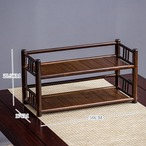 小物収納棚 小物収納ケース 木製 ２段 小物置き リビング収納 デスク収納 ヴィンテージ おしゃれ 北欧