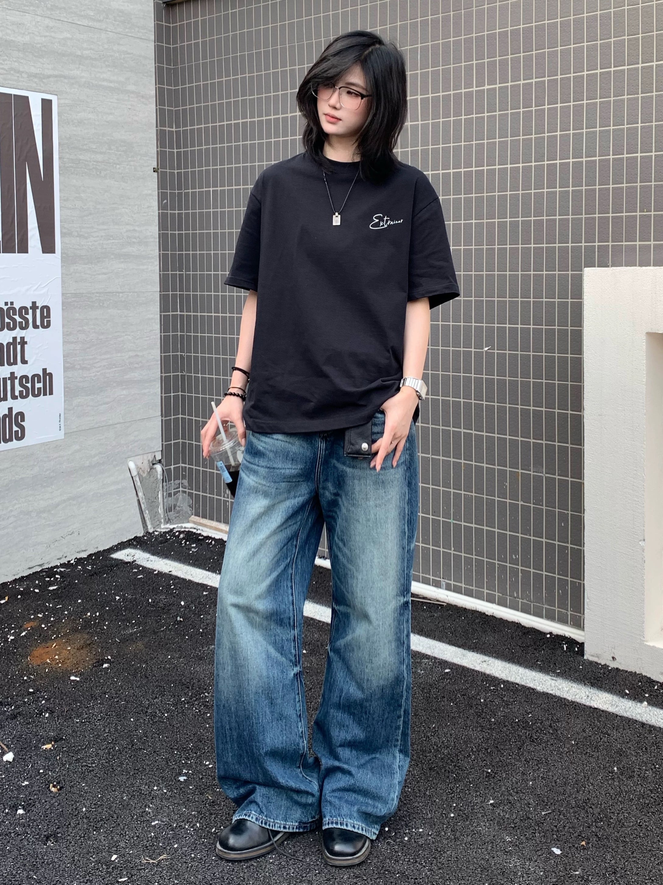 ヴィンテージウォッシュ ワイドデニム / Vintage Wash Wide Denim