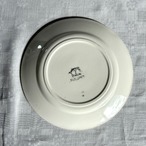 プレート　バドンヴィレ―　デザート　ケーキ　パン チューリップ　ステンシル模様　Badonviller　19twe19-2