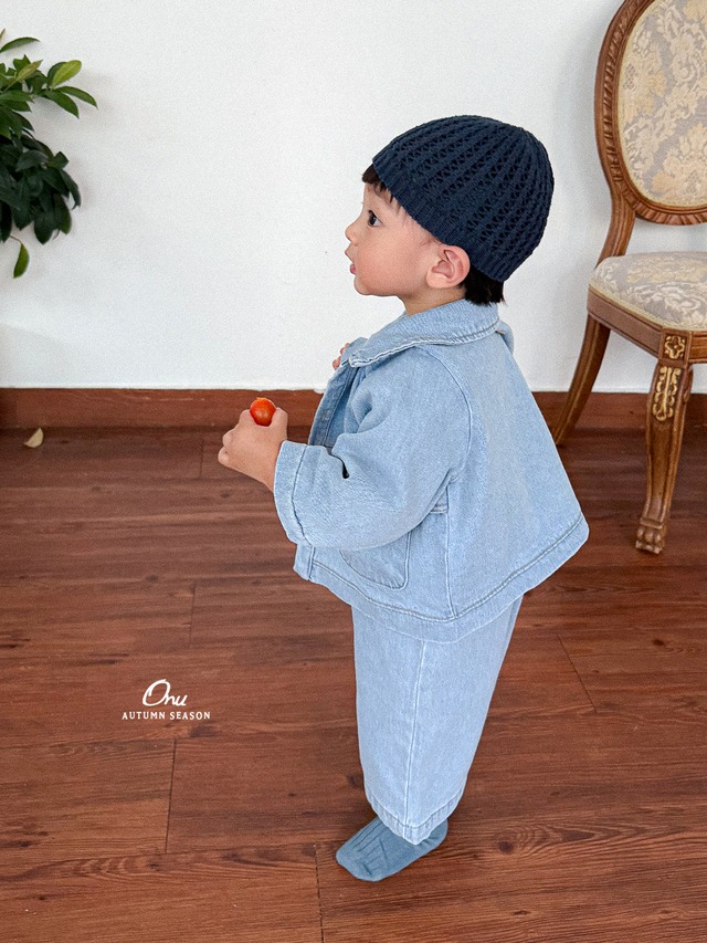 〘予約〙onu / Pocket blue jacket