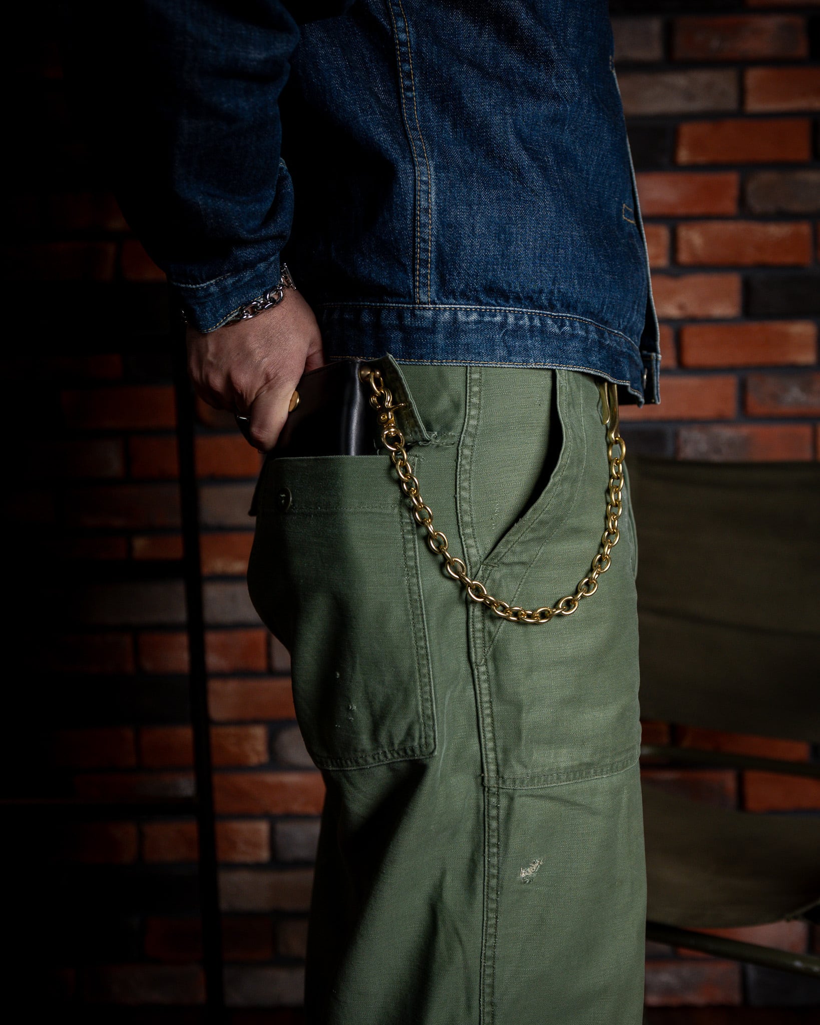 Additive and Line】Wallet Chain Brass WCH-001 新品 ウォレット