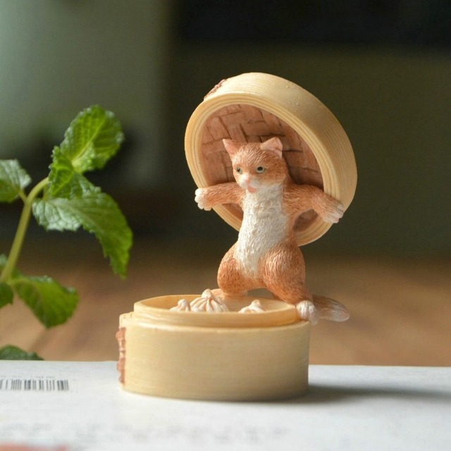 ネコ 置物 I♡小籠包＠デリシャスフード