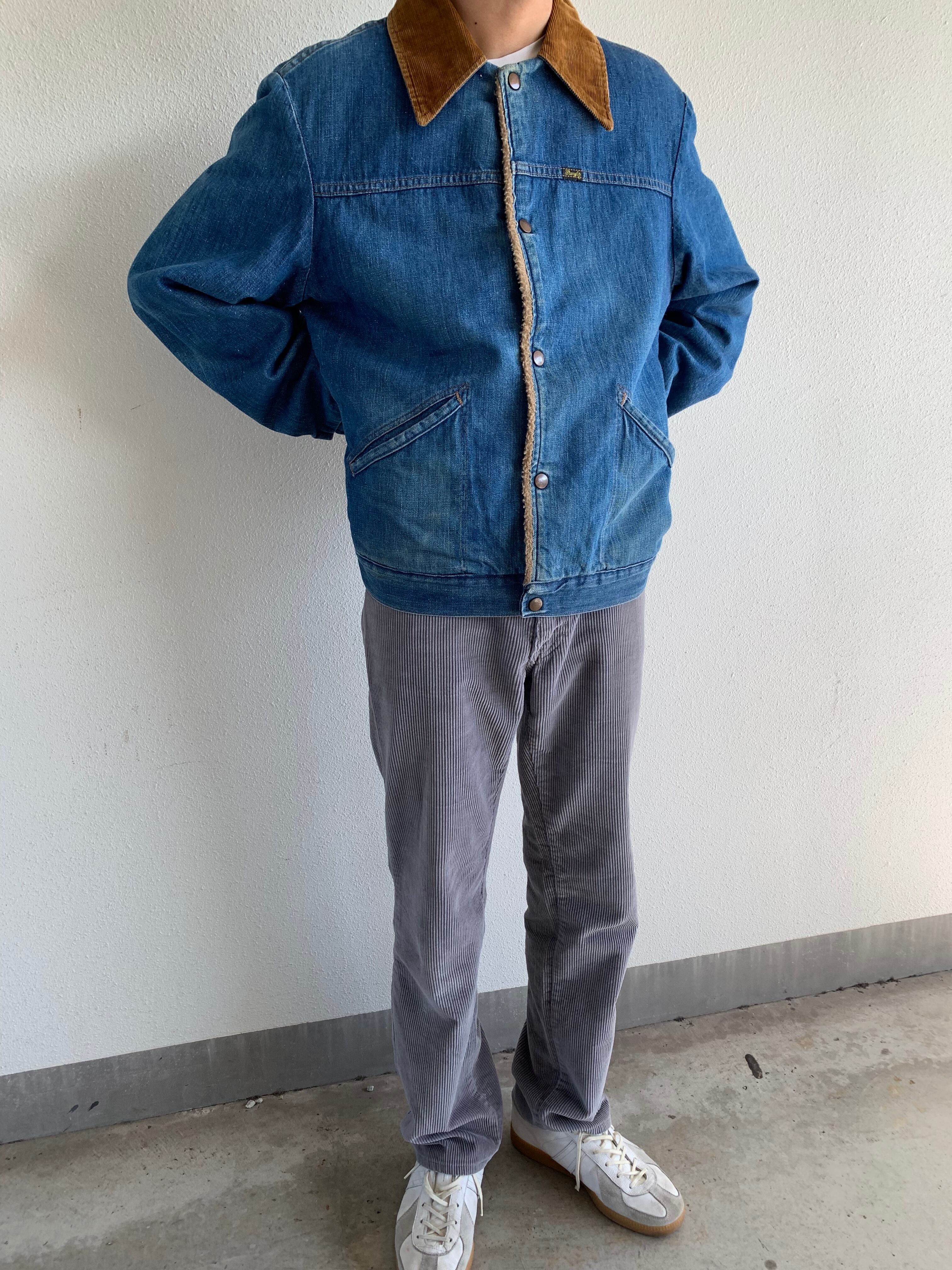 70s-80s Wrangler denim jacket Gジャン コーデュロイ ボア 1970 70s-80s Wrangler denim jacket Gジャン コーデュロイ ボア 1970