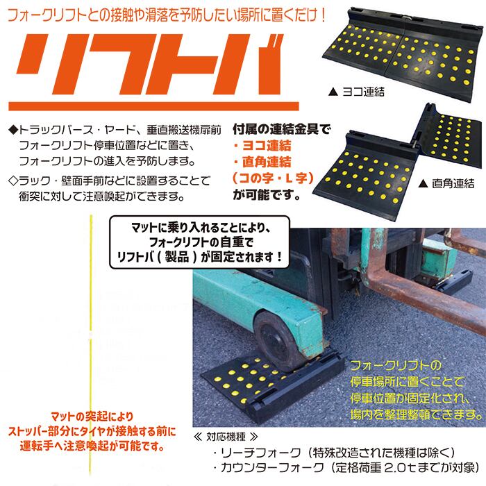 リフトバ AR-1555-3 AR1555-3 2枚1組 連結金具2個付属 リフトバ AR-1555-3 AR1555-3 2枚1組 連結金具2個付属