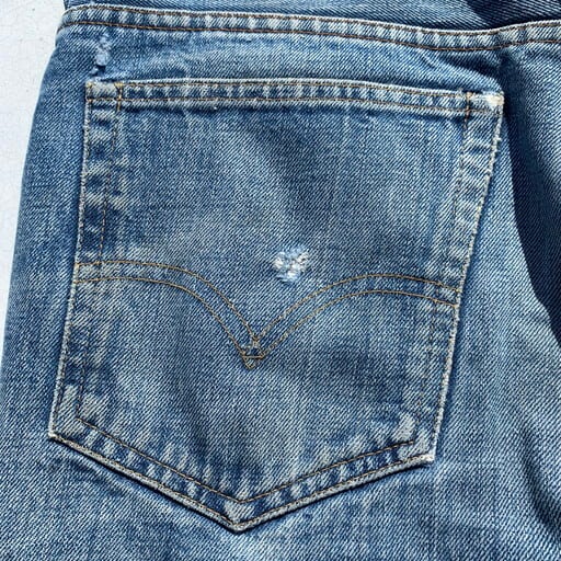 70's Levi's リーバイス 517 66前期 ブーツカットデニム 刻印2 バック