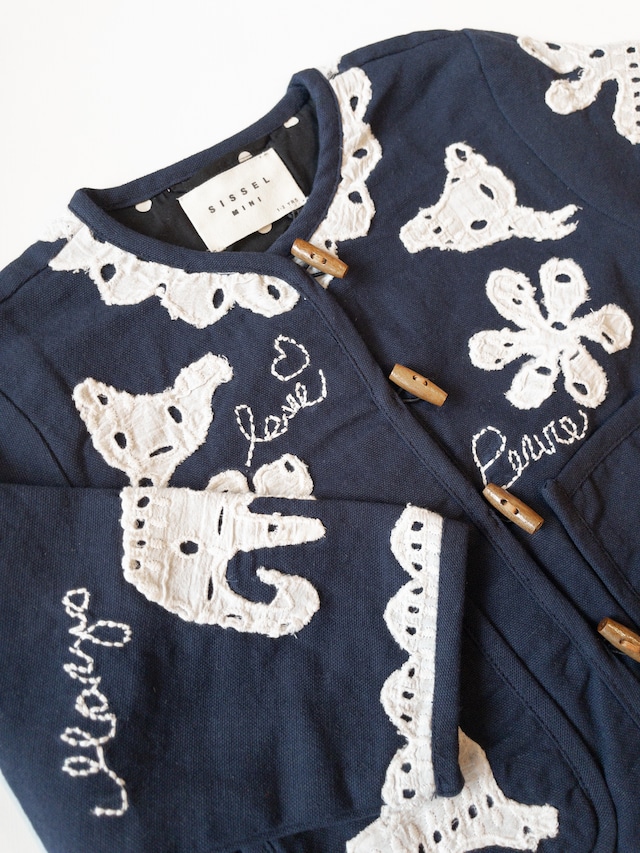 《即納》SISSEL MINI / ENA MINI JACKET - Navy Birds