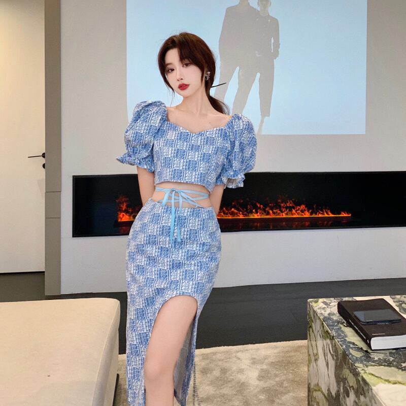 スリーブ格子柄シャツ サマーショートカラー半袖トップス ハーフスリーブ 大人ガーリー スウィート キュート カジュアル 夏物 スクウェア ブラックストロベリース83523299186