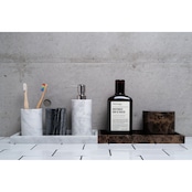MARBLE TUMBLER - Rainforest Brown marble