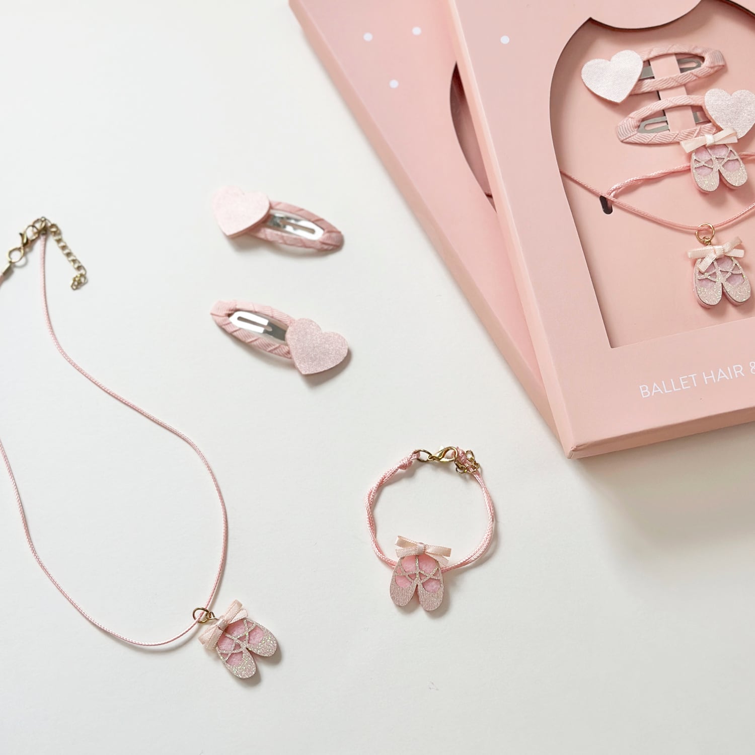 Y207P-Ballet Hair & Jewellery Gift Set-PINK | Rockahula Kids