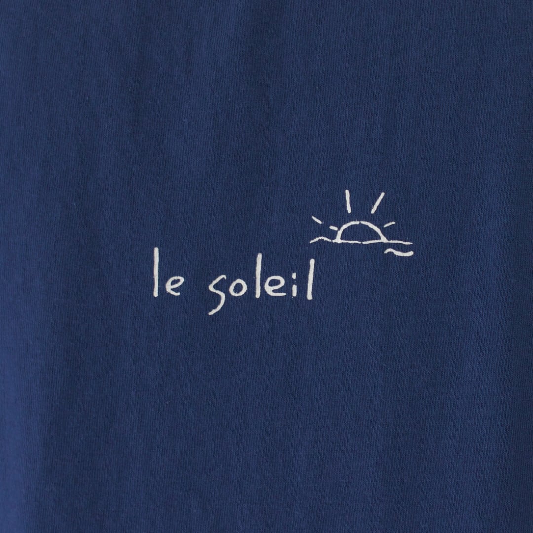快晴堂 カイセイドウ 海上がりUNI Tシャツ SUN・ネイビー