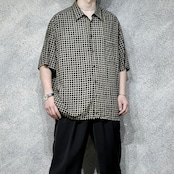 Claiborne pattern rayon shirt