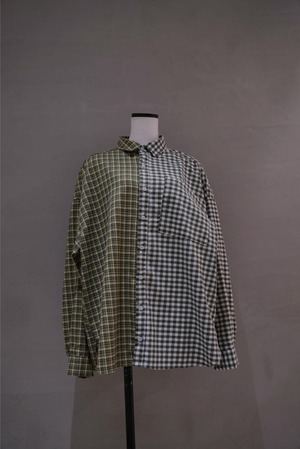 Nora Lily halfcheck shirt